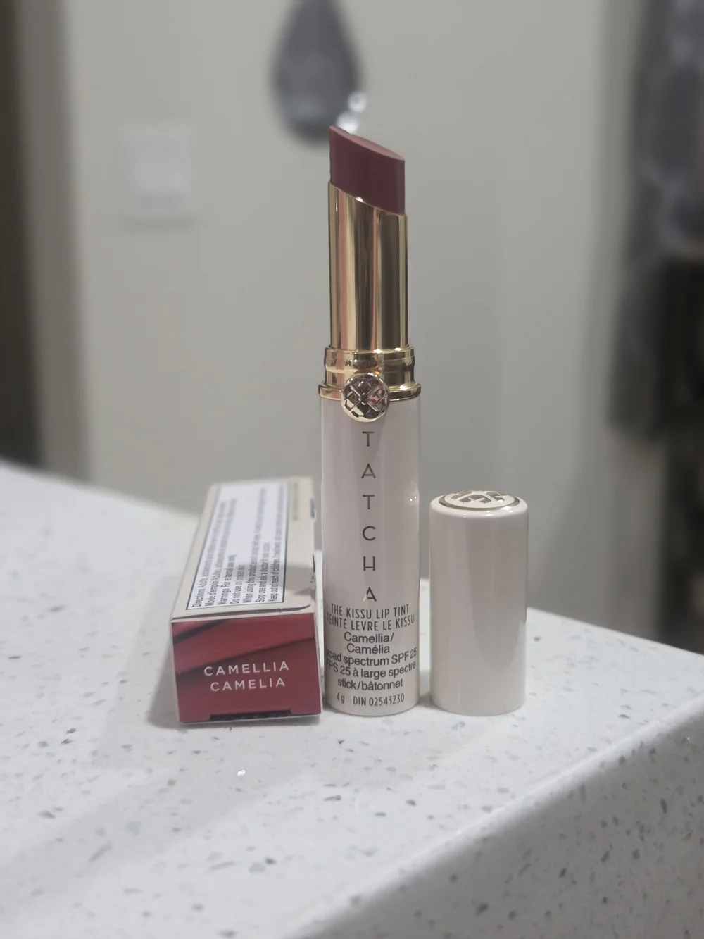 Tatcha The Kissu Lip Tint in Camellia - Soft Rose Pink